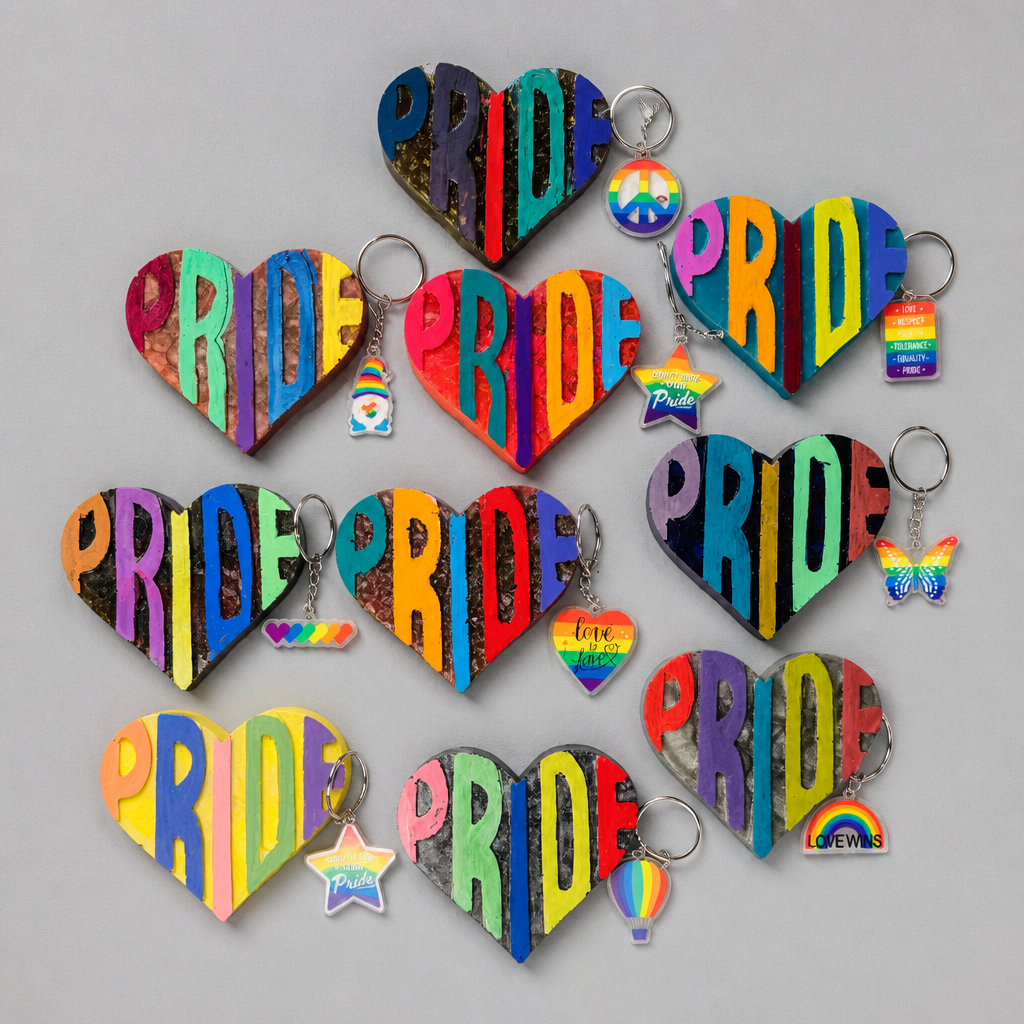 Pride Collection 12  ~ Free Pride key ring with any purchase from the Pride Collections