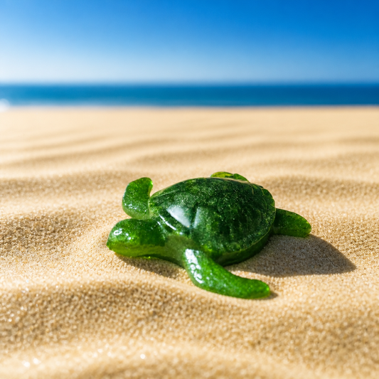 Beach Turtles ~ 1/2”H x 3 3/4”W   $15.00