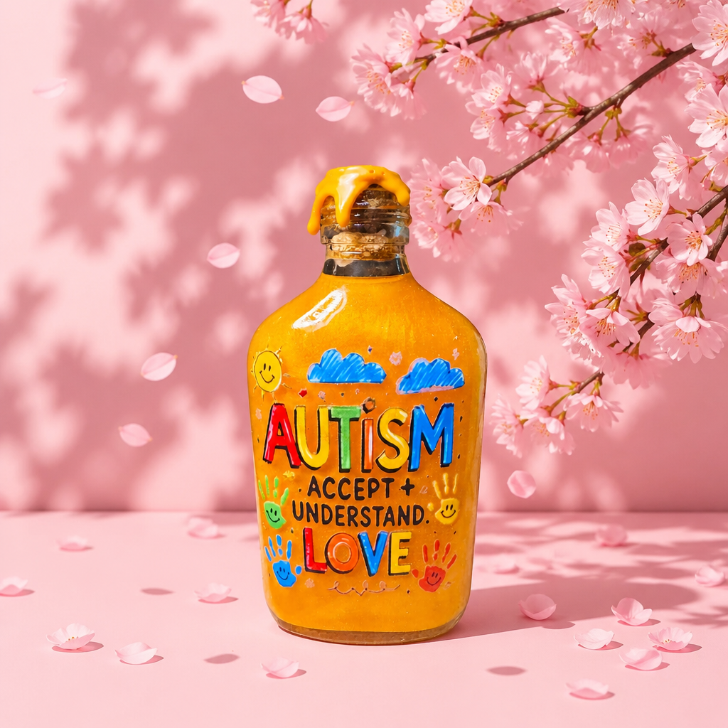 Autism Awareness ~ 6”H x 3”W ~ 15oz
