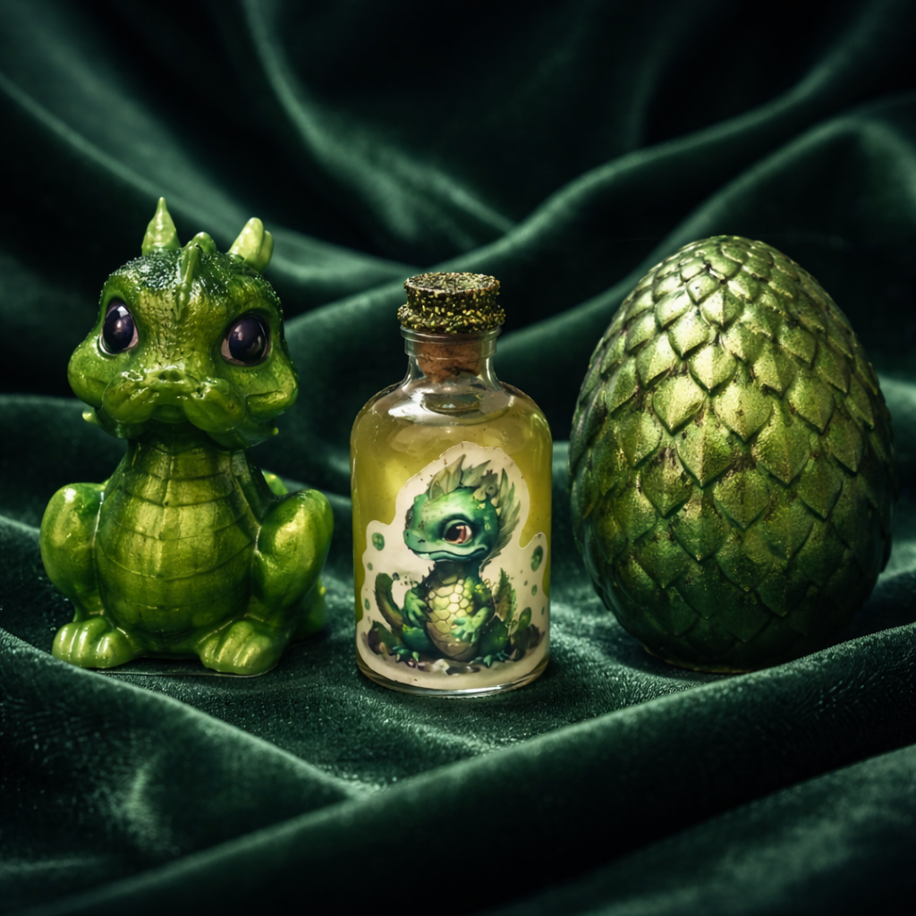 The Dragonborn Comes Potion ~ $15 Each ~ Resin Dragon ~ $15 Each ~ Dragon Egg ~ $20 Each ~ Collectible for Fantasy Fans