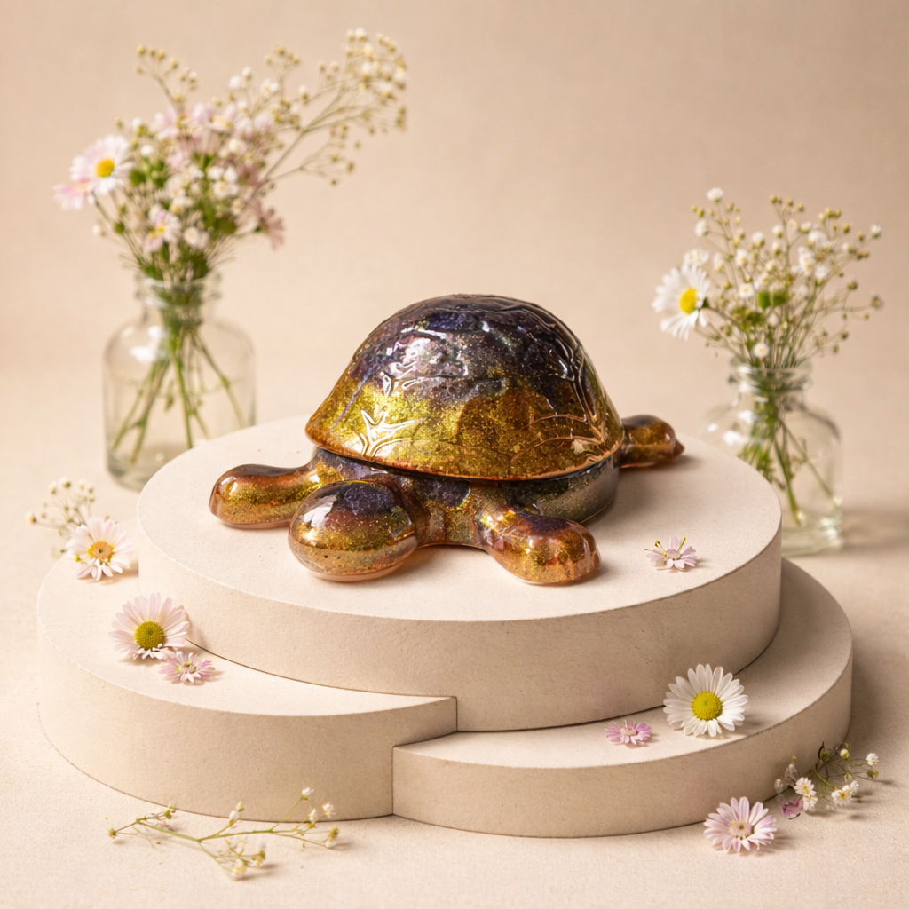 Hard Shell Turtle 2”H x 4”W~ 3.9oz