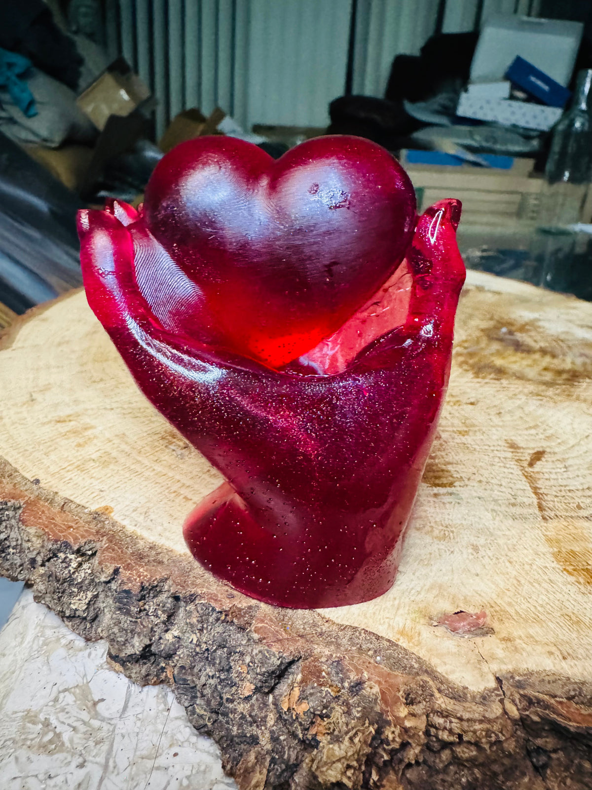Heart In My Hand ~ 3 1/2”H x 3”W ~ $20.00 Each