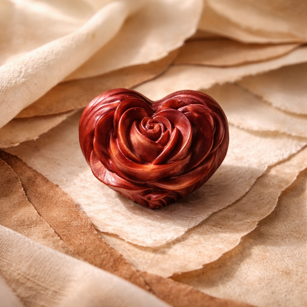 Rose Of My Heart ~ $23 Each                                         3”H x 3”W ~ 6.5 oz.