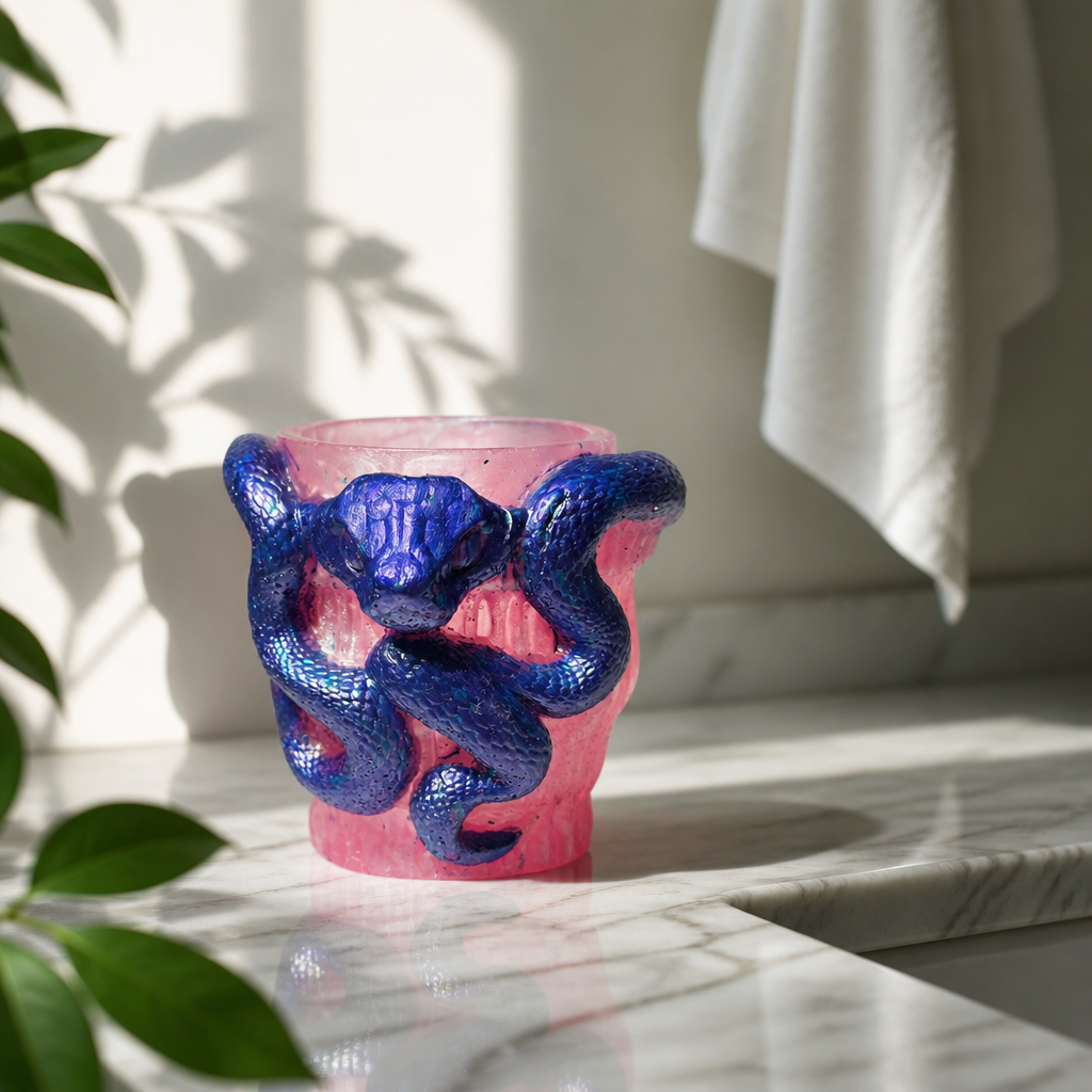 Viper Vase ~ 4”H x 4”W 12oz