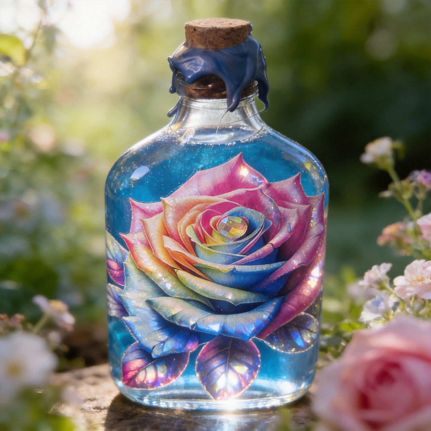 Rainbow Roses                       LGBTQ+ ~ Pride ~ 6”H x 3”H ~ 13.1oz