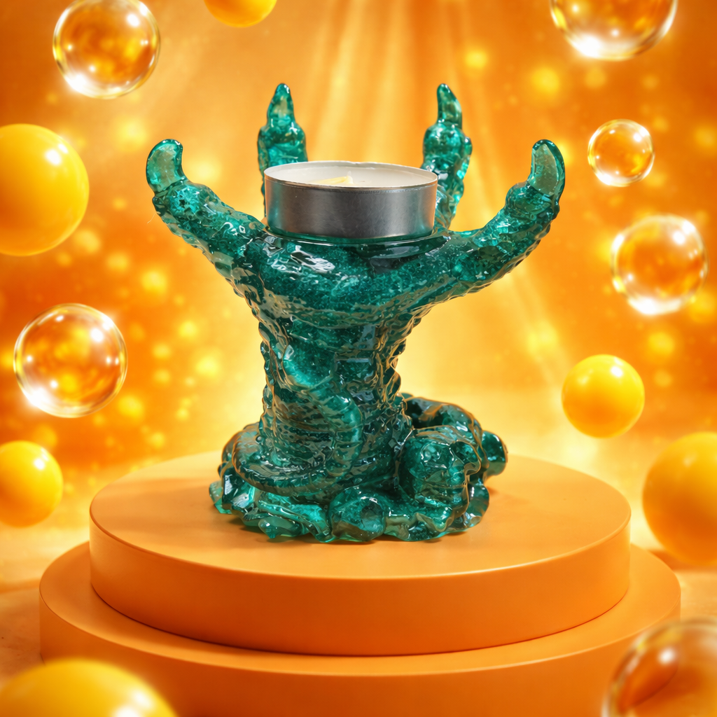 Claw Votive ~ 5”H x 3 3/4”W ~ 6.5 oz