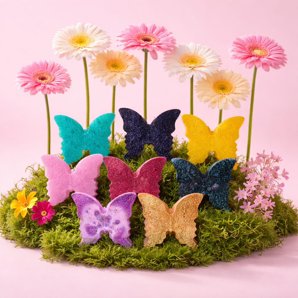 Butterflies ~ 3 1/2”H x 4” ~ 5.1 oz