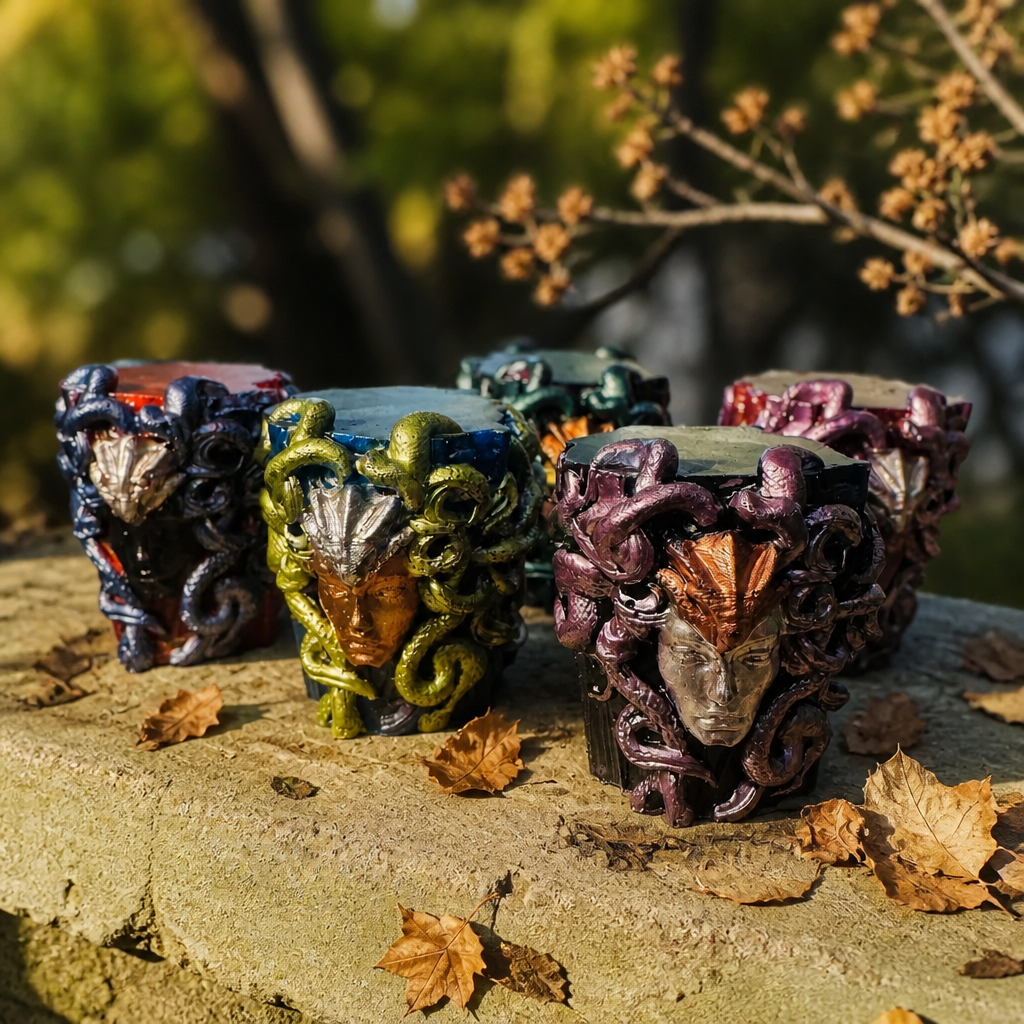 Medusa ~ 3 1/4”H x 2 1/2”W ~ $30.00 Each