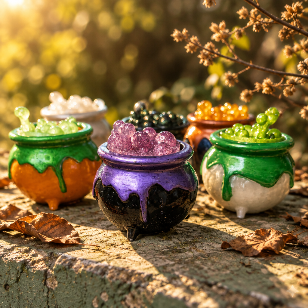 Witches Cauldron ~           3 1/2”H x 3 1/2”W ~ $25.00 Each