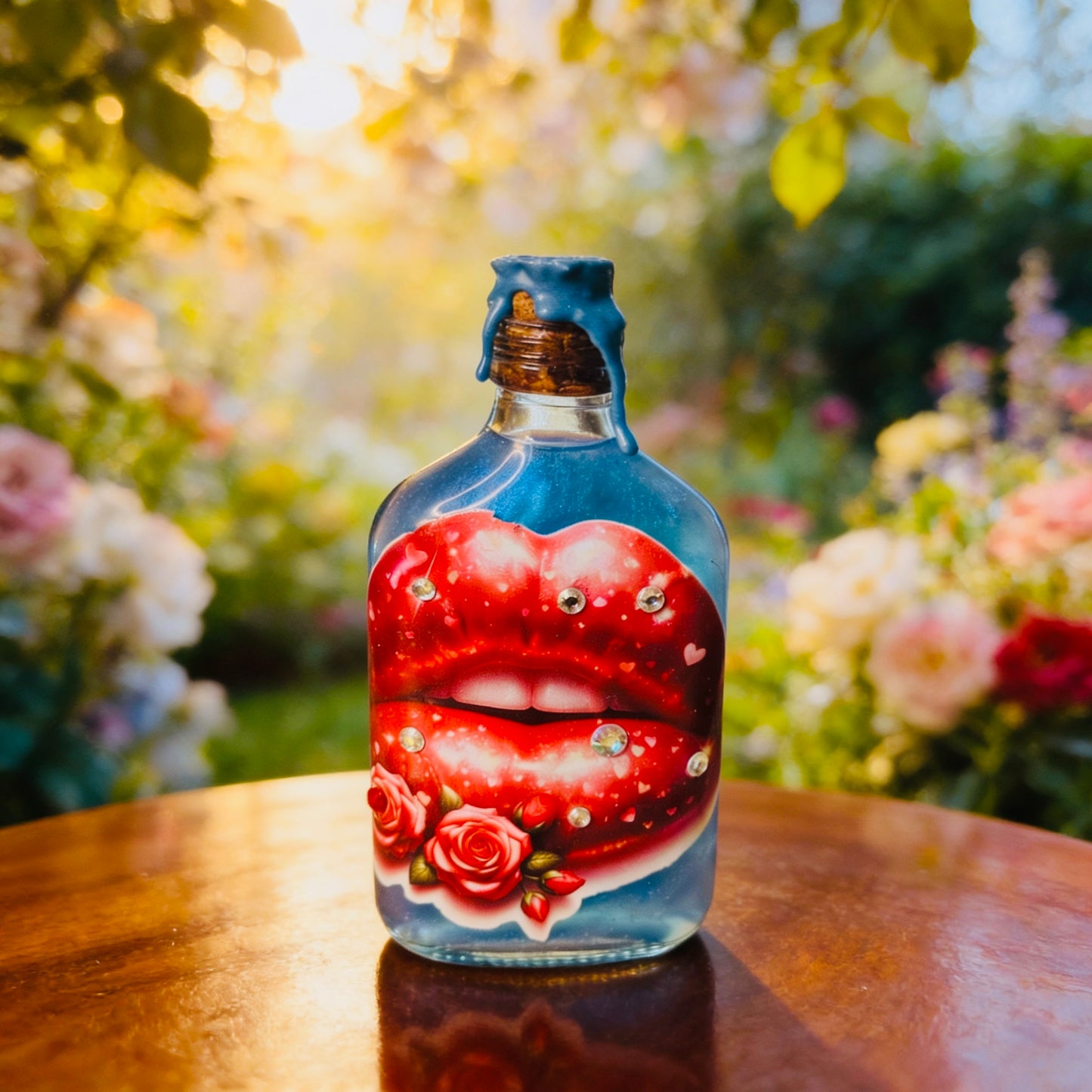 Your Kiss Is On My Lips   6”H x 3”W ~ 13.1oz