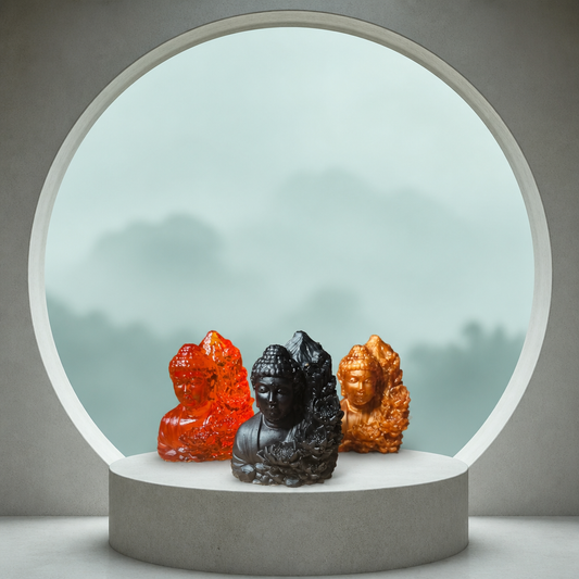 Buddha by Temple~ 3 1/2”H x 3”W ~ $20.00