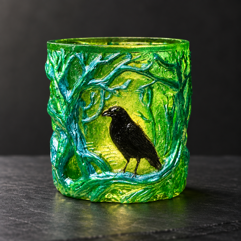 The Raven ~ 3”H x 3”W~ $23.00 Each