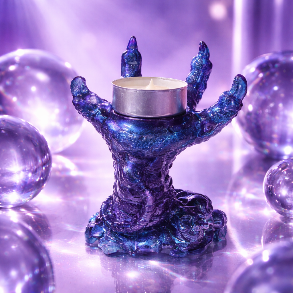 Claw Votive ~ 5”H x 3 3/4”W ~ 6.5 oz