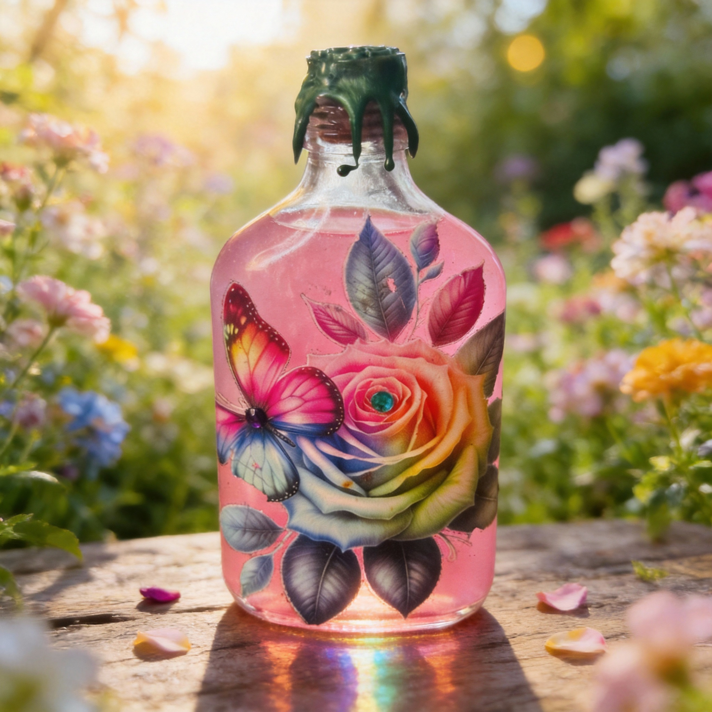 Rainbow Roses                       LGBTQ+ ~ Pride ~ 6”H x 3”H ~ 13.1oz