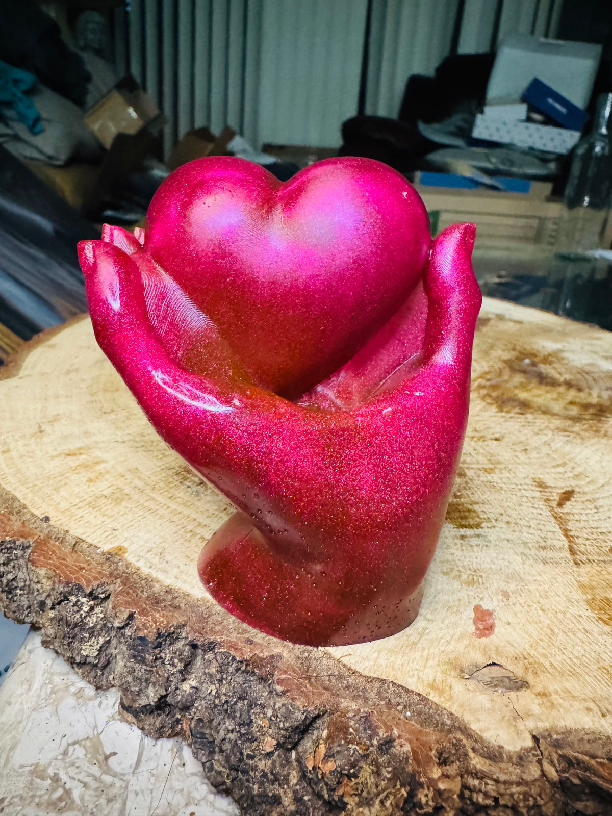 Heart In My Hand ~ 3 1/2”H x 3”W ~ $20.00 Each