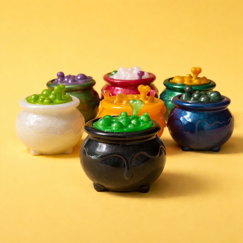 Into The Cauldron ~ $25 Each                                         3 1/2”H x 3 1/4”W  7.4oz.