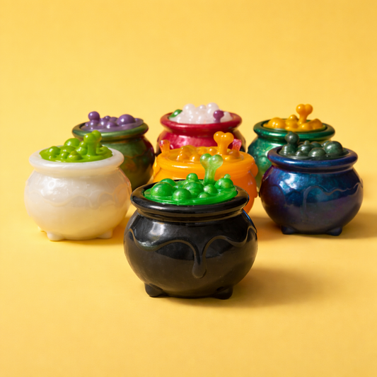 Into The Cauldron ~ $25 Each                                         3 1/2”H x 3 1/4”W  7.4oz.