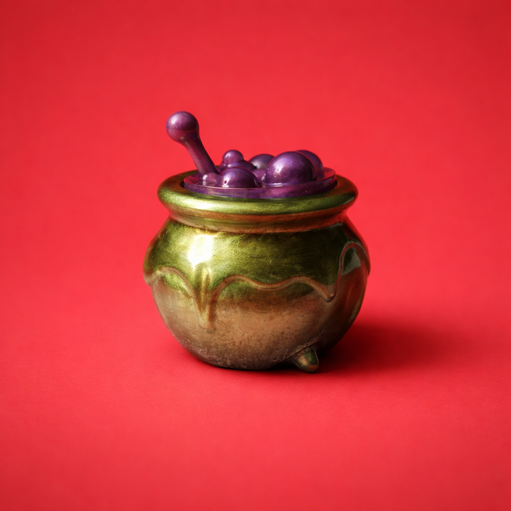 Into The Cauldron ~ $25 Each                                         3 1/2”H x 3 1/4”W  7.4oz.