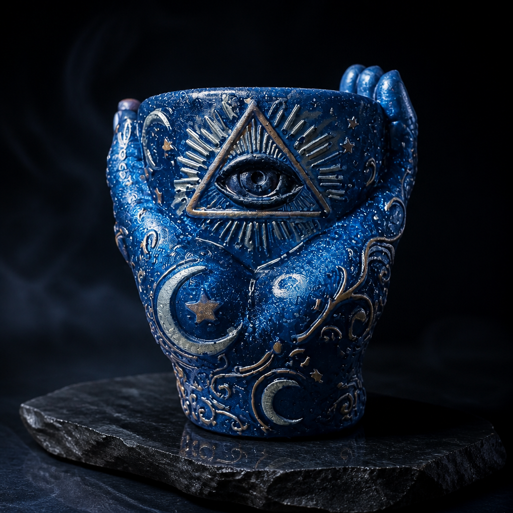 Evil Eye In The Palm ~      4”H x 3 1/4”W ~ $30.00