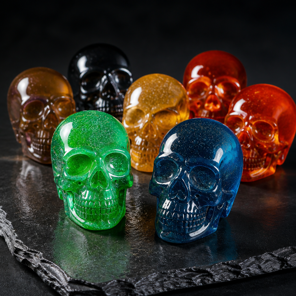 Skull Time ~ 3”H x 2 1/2”W $30.00