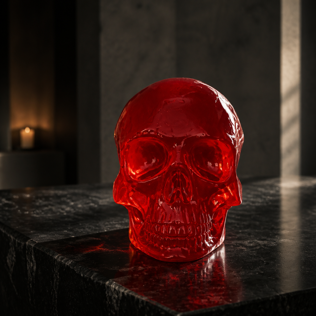 Skull Time ~ 3”H x 2 1/2”W $30.00