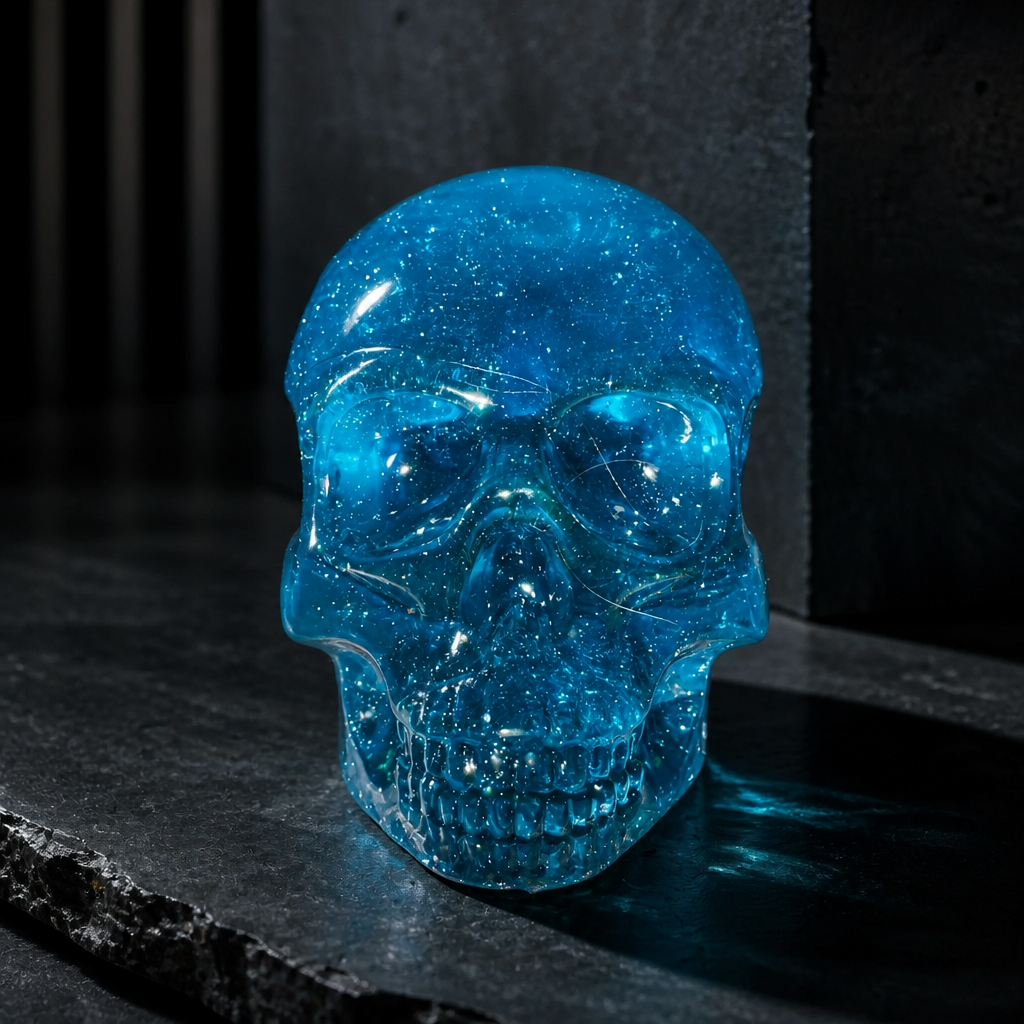 Skull Time ~ 3”H x 2 1/2”W $30.00