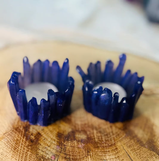 Crystal Votive Candle Holders Series. 2 1/4”H x 2 1/2”W