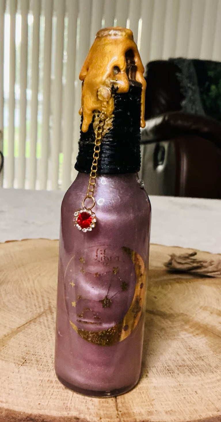 Zodiac Constellation Potion Bottles ~ 7H x 1 1/2W