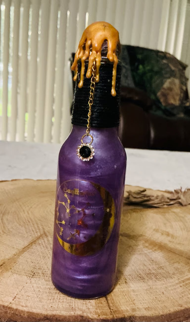Zodiac Constellation Potion Bottles ~ 7H x 1 1/2W