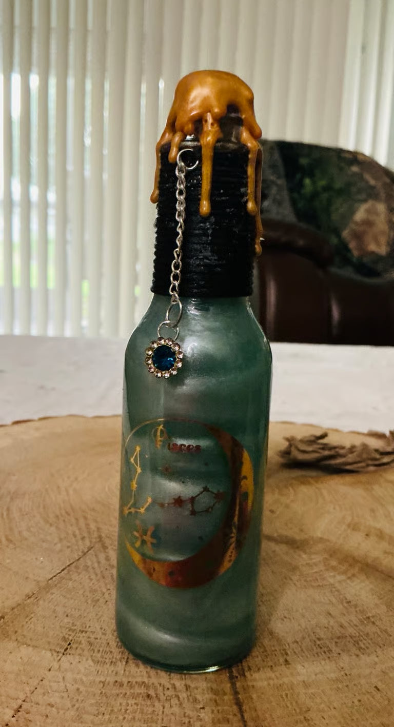 Zodiac Constellation Potion Bottles ~ 7H x 1 1/2W