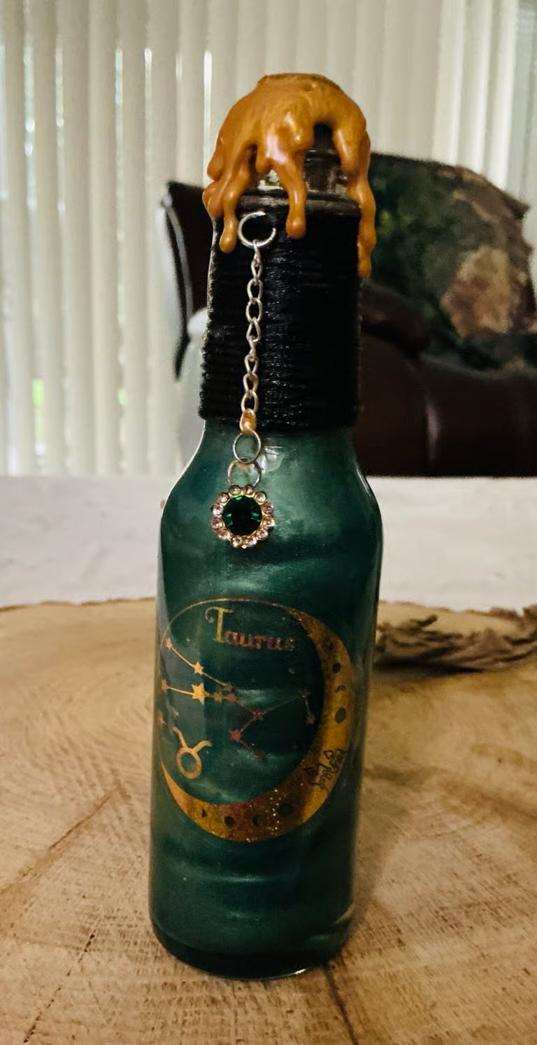 Zodiac Constellation Potion Bottles ~ 7H x 1 1/2W
