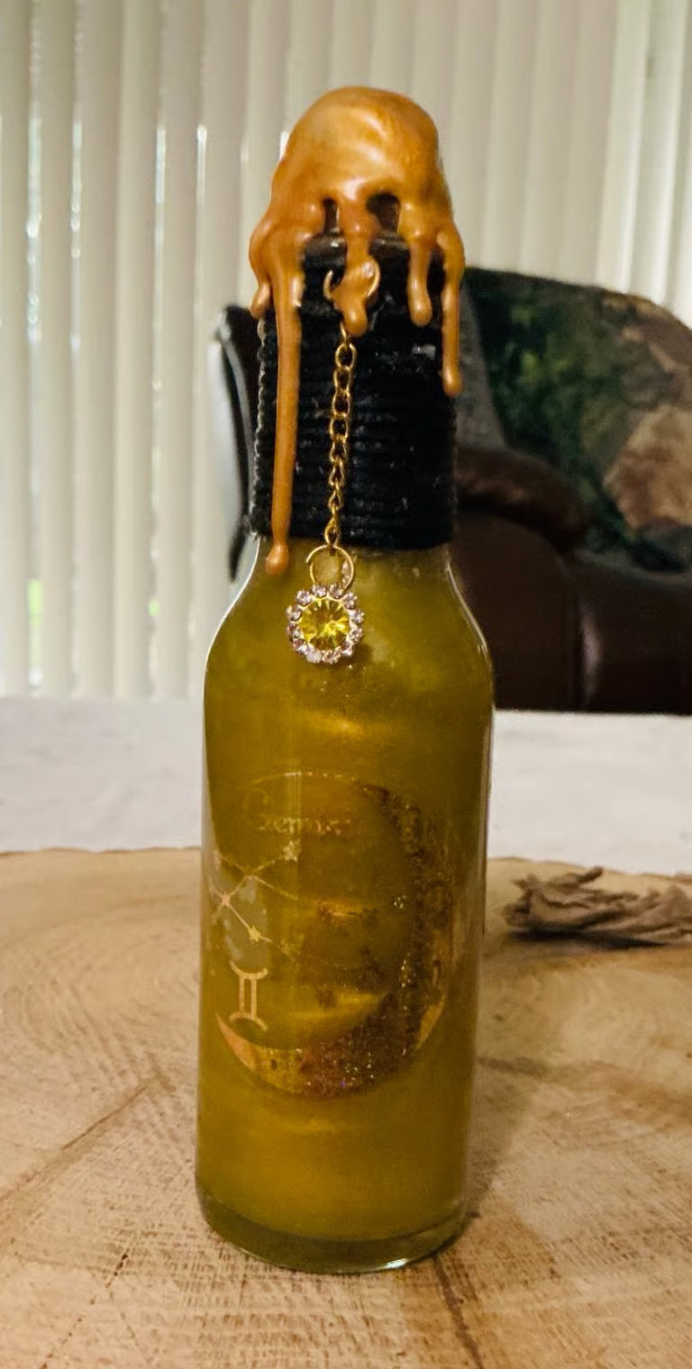Zodiac Constellation Potion Bottles ~ 7H x 1 1/2W