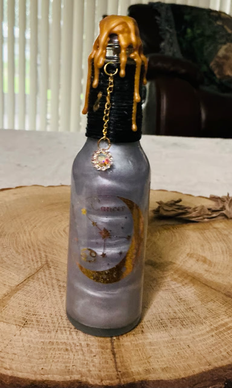Zodiac Constellation Potion Bottles ~ 7H x 1 1/2W