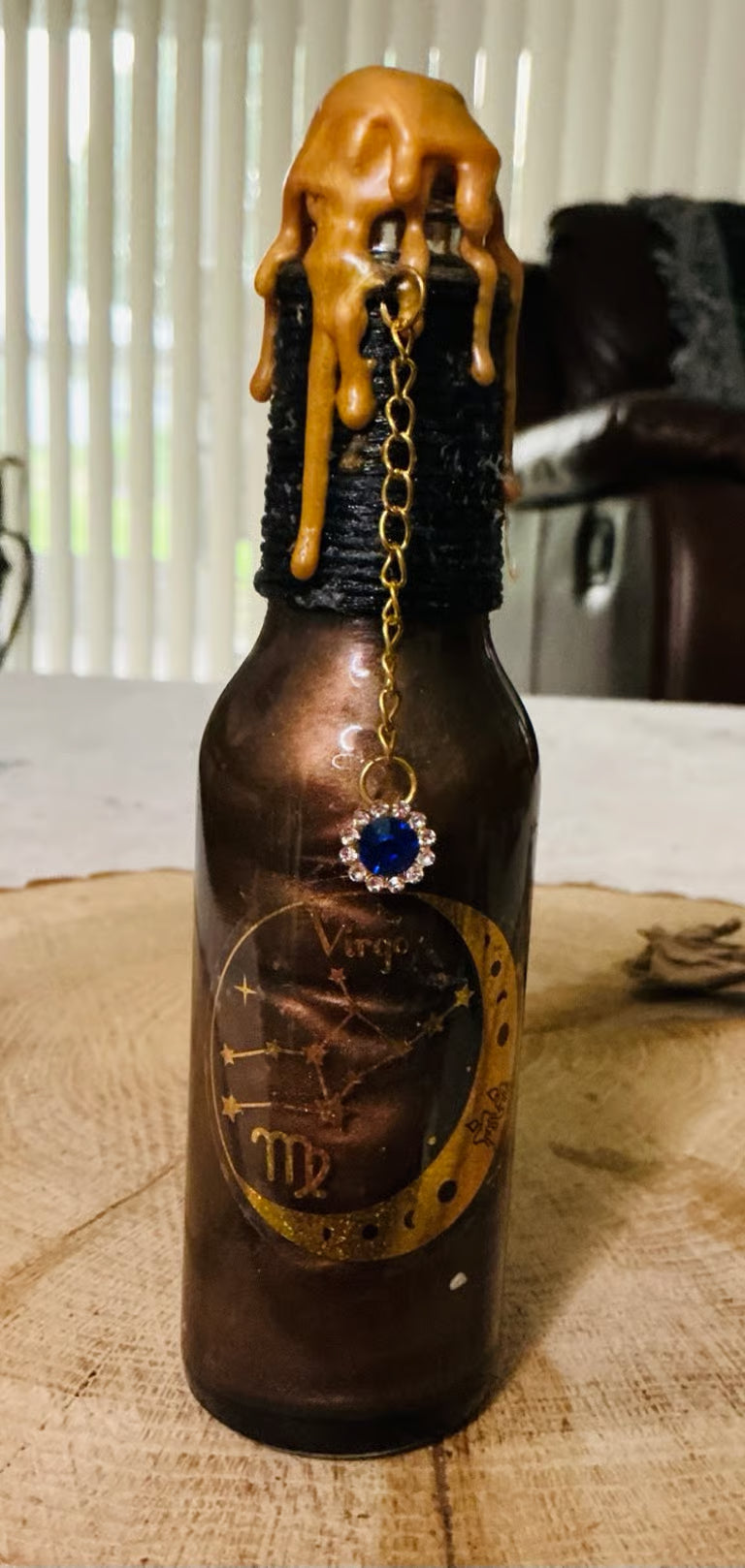 Zodiac Constellation Potion Bottles ~ 7H x 1 1/2W