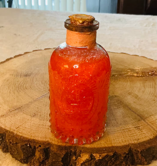 Fleur Di Lis Potion Bottles ~ 5 1/2”H x 2 1/2”W