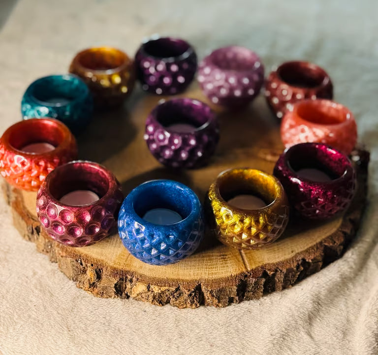 Votive Candle Holder Series ~. 2 1/4”H x 2 1/2W