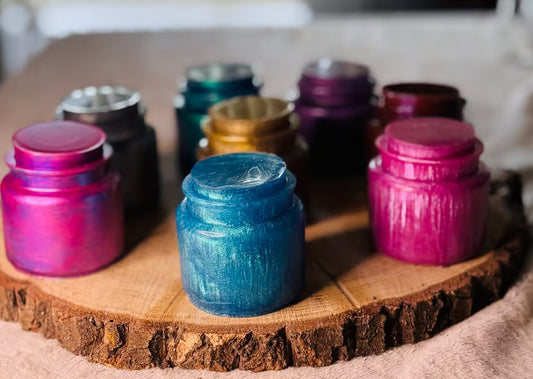 Wish Jars With Lid ~ 3 1/2” x 2 1/2” 2 1/2” deep