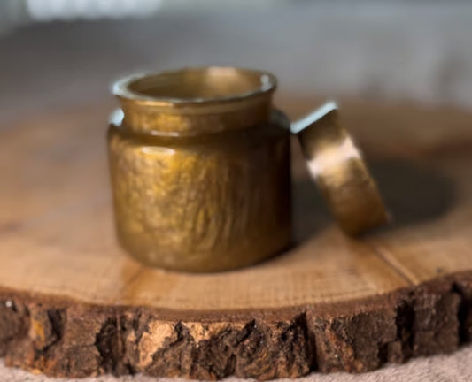 Wish Jars With Lid ~ 3 1/2” x 2 1/2” 2 1/2” deep