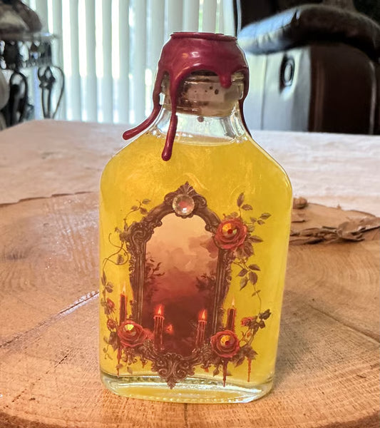 Gothic Romance Potion Bottles ~ 7H x 2 1/2W