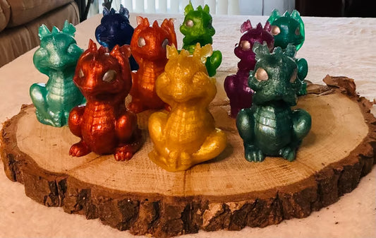 Hear No Evil, See No Evil, Speak No Evil Baby Dragons ~ 4H x 2W Made of Resin