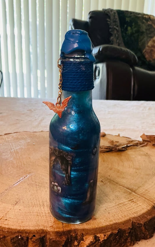 Gothic Love Potion Bottles ~ 7H x 1 1/2W