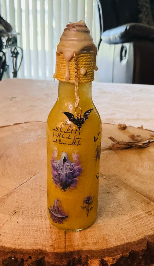 Gothic Love Potion Bottles ~ 7H x 1 1/2W