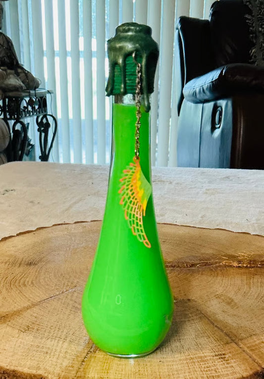 On A Wing And A Prayer Potion Bottles 7”H x 2”W