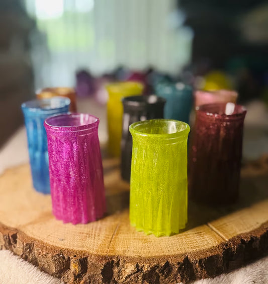 Bud Vases Series 2 ~ 4 1/4” x 2”W